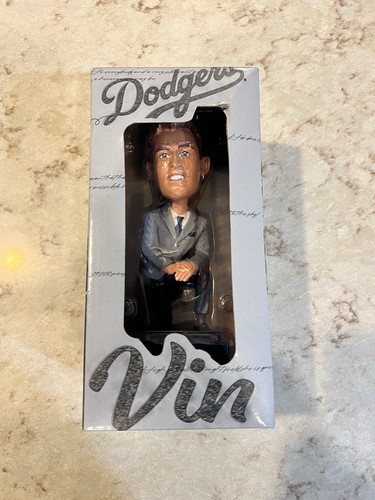 Vin Scully Bobblehead Los Angeles Dodgers SGA Brand New 5/19/25 - Picture 1 of 6