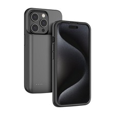 New 8000mAh Battery Charger Case Cover Power Bank for iPhone 16 16 Pro Max Plus