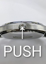 No Tariffs **Vintage 1979** OMEGA Seamaster Cal.1342 Quartz Push Crown 33mm Mens 8