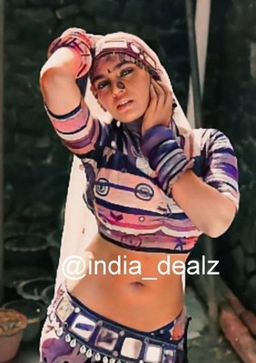 Sexy Busty Indian Model Female Actor Silk Smitha Photo Photograph Risque SIL 031