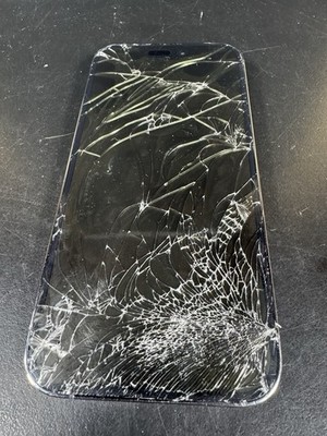 Apple iPhone 14 Pro Purple 256GB Unlocked Cracked Screen.