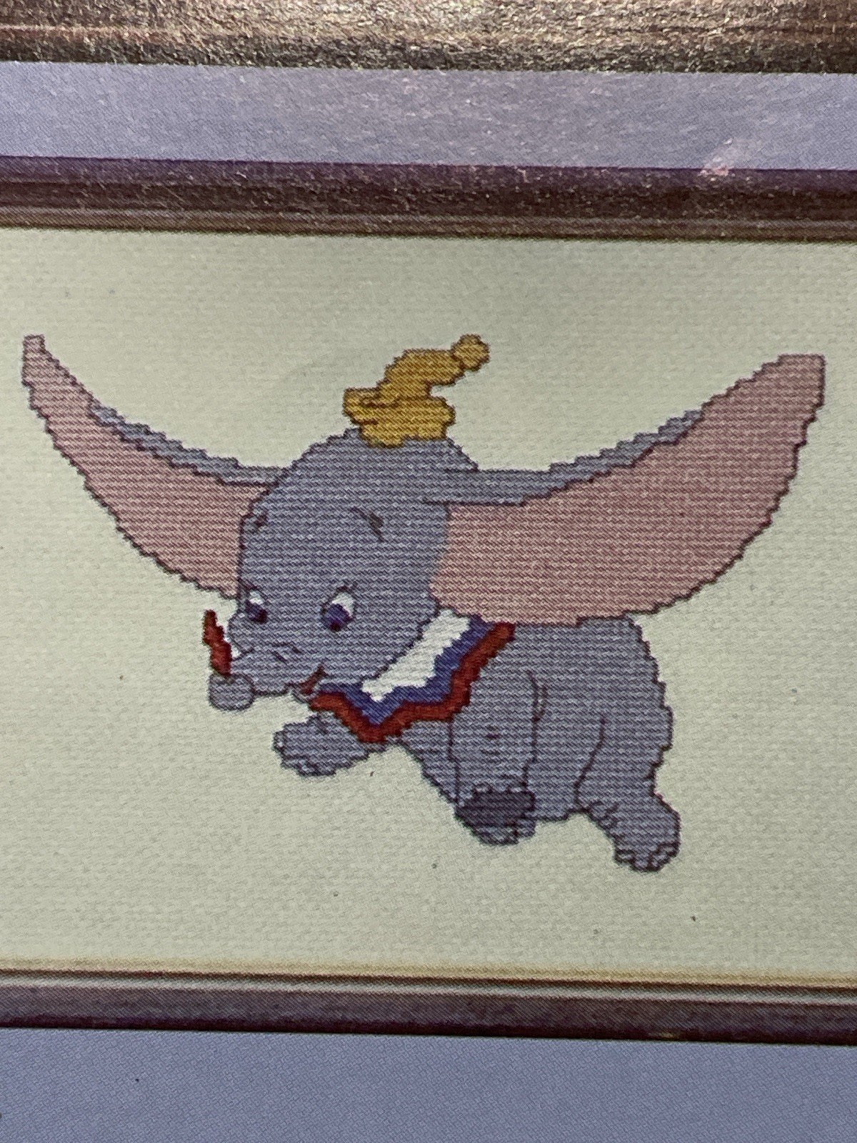 Disney Flying Dumbo Counted Cross Stitch Pattern