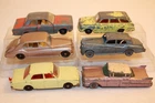 6 Vintage 1950s-60s Matchbox Cars CORTINA / CORSAIR / CADILLAC / ROLLS / ESTATE