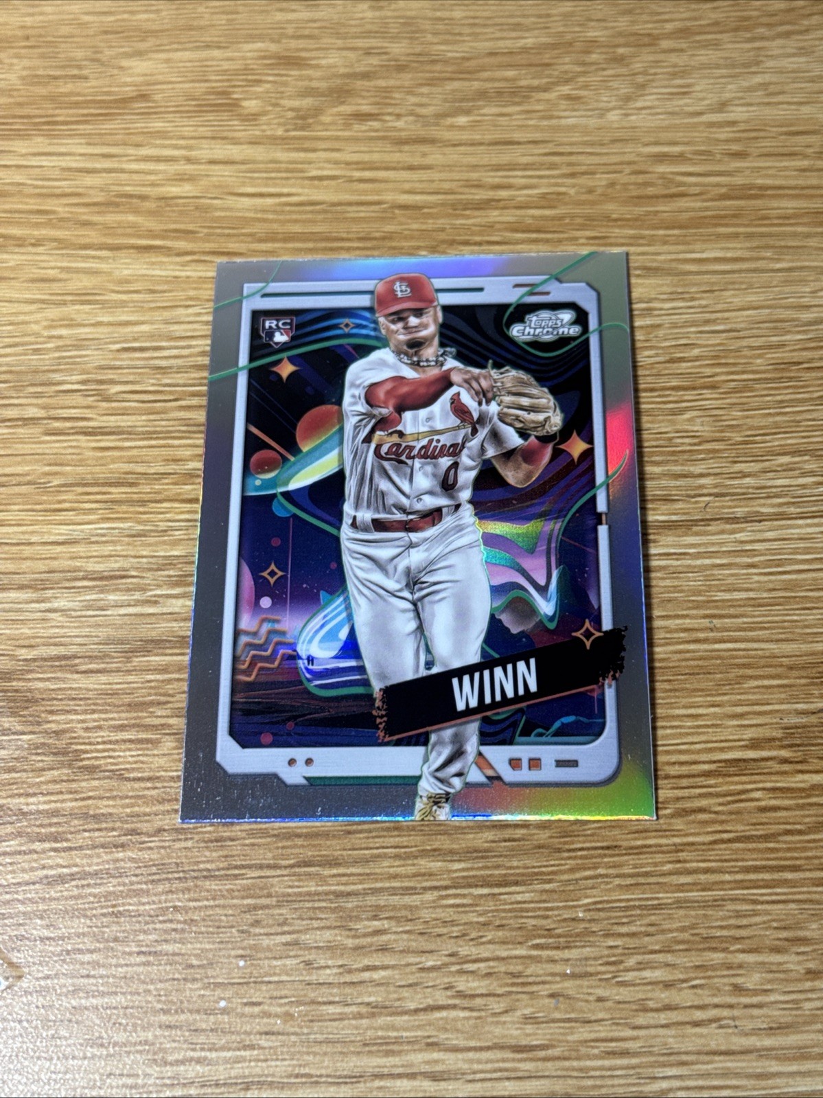2024 Topps Chrome Cosmic Masyn Winn #90 Refractor RC