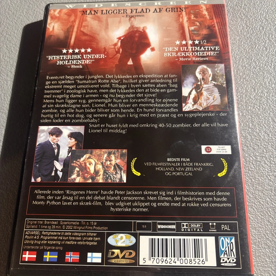 Braindead aka Dead Alive (DVD, 2002,Widescreen,Region 2)Red Letter Edition RARE - Image 3 of 3