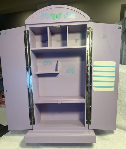 American Girl - Computer Schreibtisch - Schrank - Aufbewahrung - Bücherregal - für 18" Puppe - GUC - Bild 5 von 12