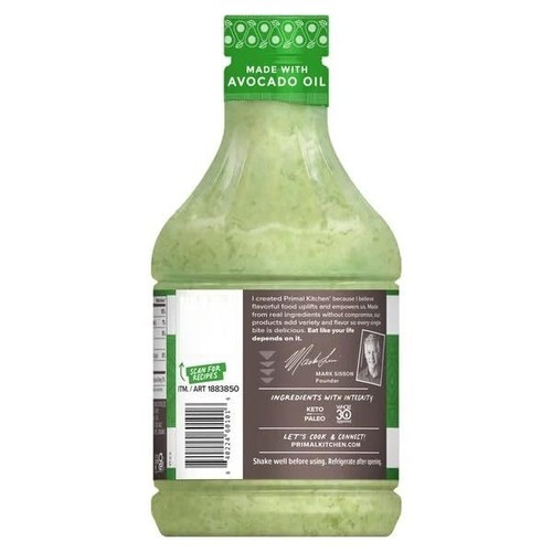 Primal Kitchen Avocado Lime Dressing, 31 Ounce - Picture 3 of 5