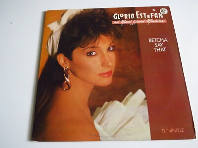Gloria Estefan und Miami Sound Machine - Betcha Say That Epic 1987 Vinyl 12''