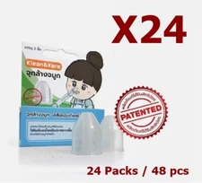 Nose Wash Clean Nasal Irrigation Adaptors Nose Clear Wash Runny Nose 24Pack/48pc