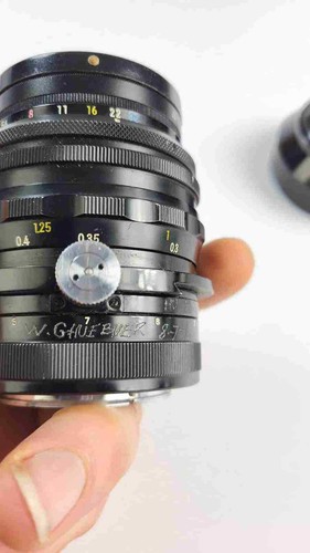 Nikon 35mm Lens PC-NIKKOR 35mm F/2.8 Type MF Shift Lens + Hood + Polarizer - Picture 7 of 16