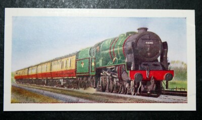 LMS Royal Scot Class North Staffordshire Regiment Vintage 1962 Karte DF17MS