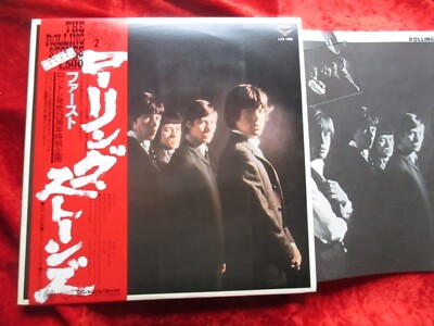 ROLLING STONES - Same , incl Route 66 (1976) JAPAN LP + OBI + 8p. Ins   LAX 1002