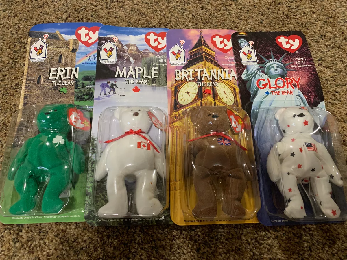 Mcdonalds collect all 2024 4 beanie babies