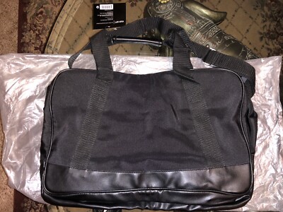 Sac De Voyage En Cuir Noir John Varvatos - Style Duffle, Neuf Sans étiquette, Pour Homme