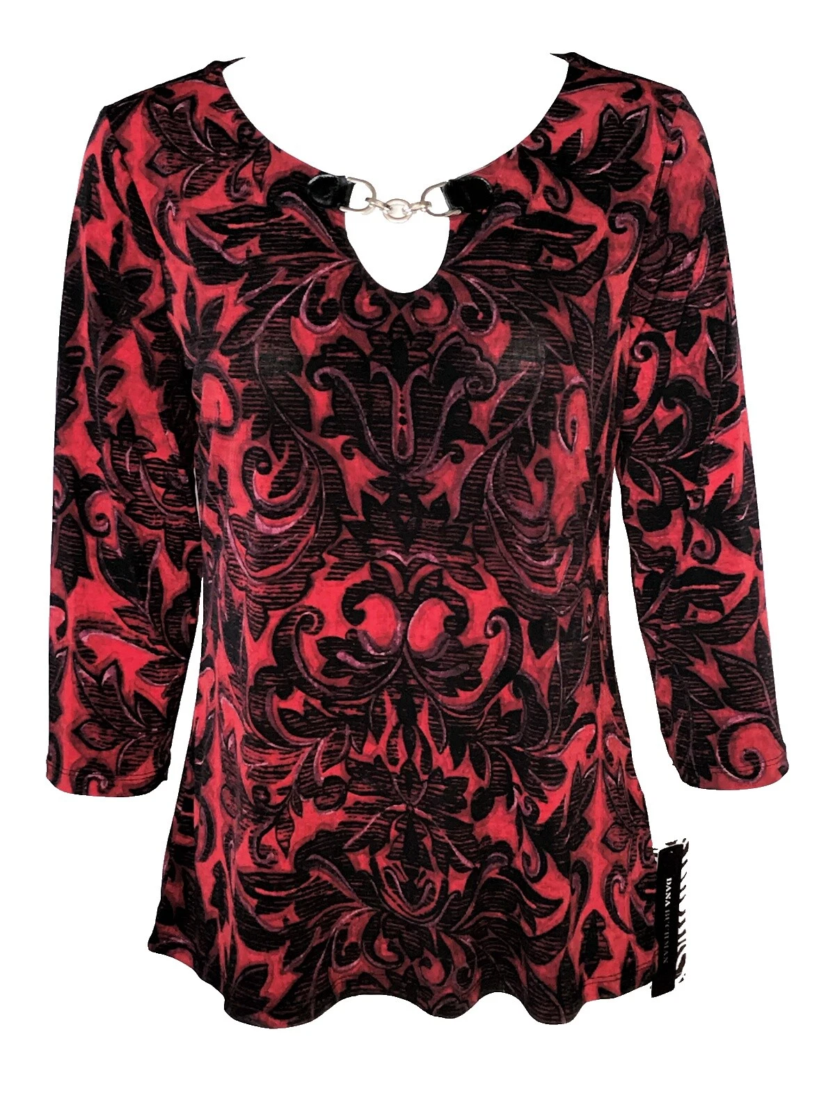 Blusa para mujer Dana Buchman de poliéster