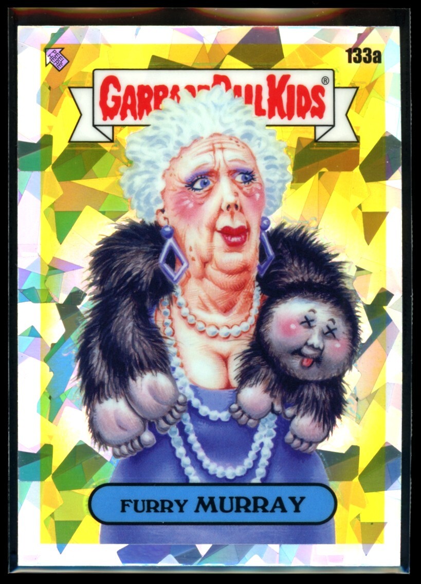 2021 Topps Chrome Furry Murray Atomic Refractor GPK #133a Garbage Pail Kids