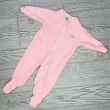 Vintage 90s pink izod Lacoste footed sleeper sleepwear pajamas one piece outfit