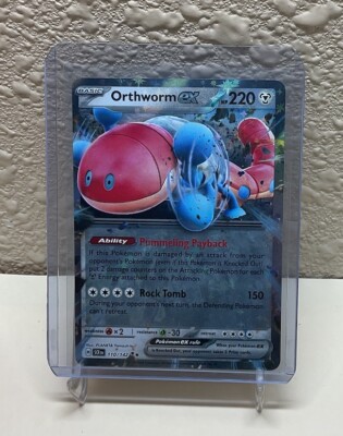 orthworm pokemon card value Orthworm ex 110/142 Stellar Crown Double Rare Pokémon Card