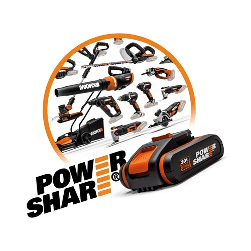 WORX 20V 2-in-1 Cordless Lawn Grass Line Trimmer & Edger - SKIN ONLY - WG163E.9 - Picture 7 of 7