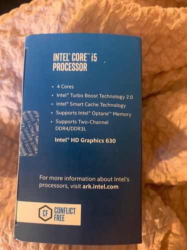 Intel Core I5-7400 3.0GHz 6M Cache Quad Core Socket 1151 CPU (SR32W) - Picture 3 of 3