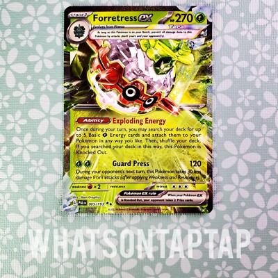 forretress ex pokemon card price Forretress ex #002/091 (Paldean Fates) Pokmon TCG 2024