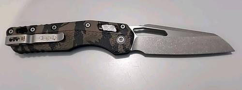 Microtech MSI S/E Tri-Grip Polymer Tactical Camo Handle Apoc Blade 210T-10APPMTC - Picture 5 of 9