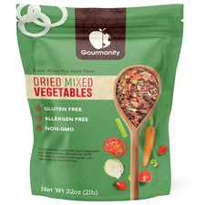 Dehydrated Mixed Vegetables, All Natural Dried Ramen Topping, Adds Color Flavor