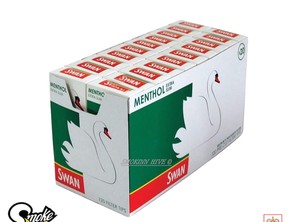 1200 Filtri SWAN ExtraSlim 5,5mm Mentolo 10 scatole da 120