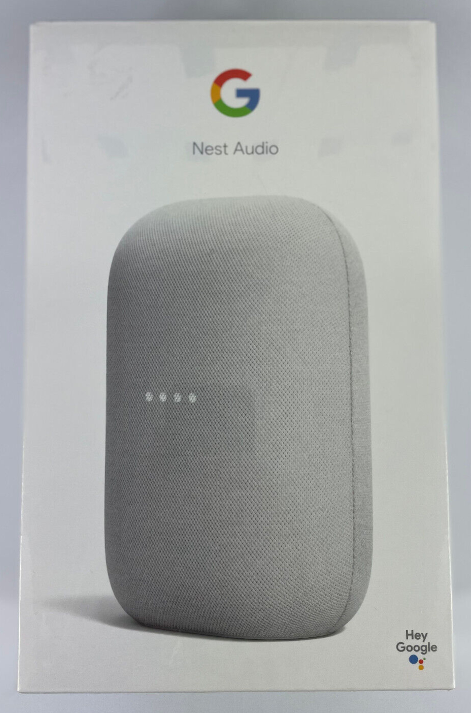 Google Nest Audio Smart Speaker - Chalk - NEW SEALED-image