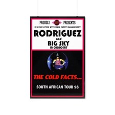 Vertical posters 24" x 36" South African Tour. Sugar Man. Sixto Rodriguez 1998