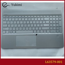 L63579-001 FOR HP 15-DY 15-EF 15s-EQ C Shell Keyboard Fingerprint Hole Touch