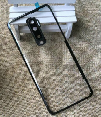 For Oneplus 7 Pro Original Transparen Glass Rear Panel Battery Back Door Cover 