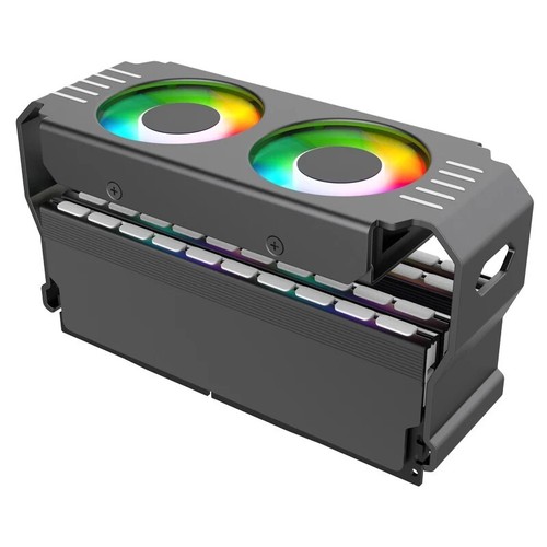 RAM Heatsink Cooler 4Pin PWM/5V 3Pin ARGB PC Memory Cooling Radiator 1000-4500+R - 第 7/8 張圖片