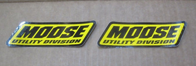 2 Moose Utility Division MUD 5''x1.75'' sticker/decal NEW atv motocross racing pu