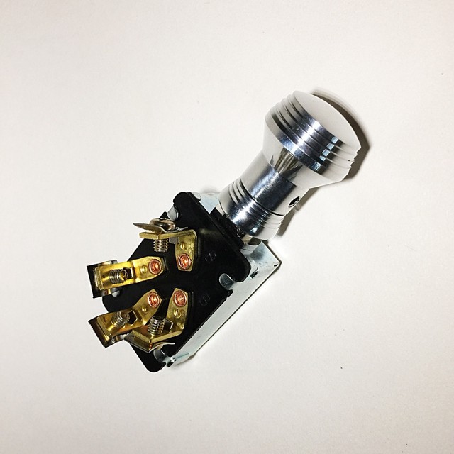 Custom, Hot Rod KEYLESS Ignition Dashboard Switch Art Deco Knob