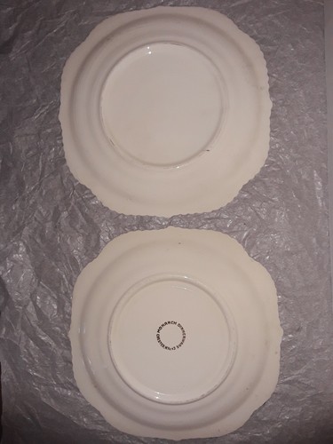 2 PC Hawks Nest State Park W. VA Souvenir Vintage Currier And Ives Winter Plate  - Photo 6/7