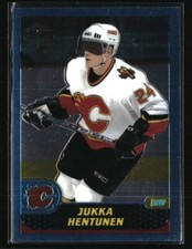 Jukka Hentunen 2001 Topps Chrome #158 Hockey Card