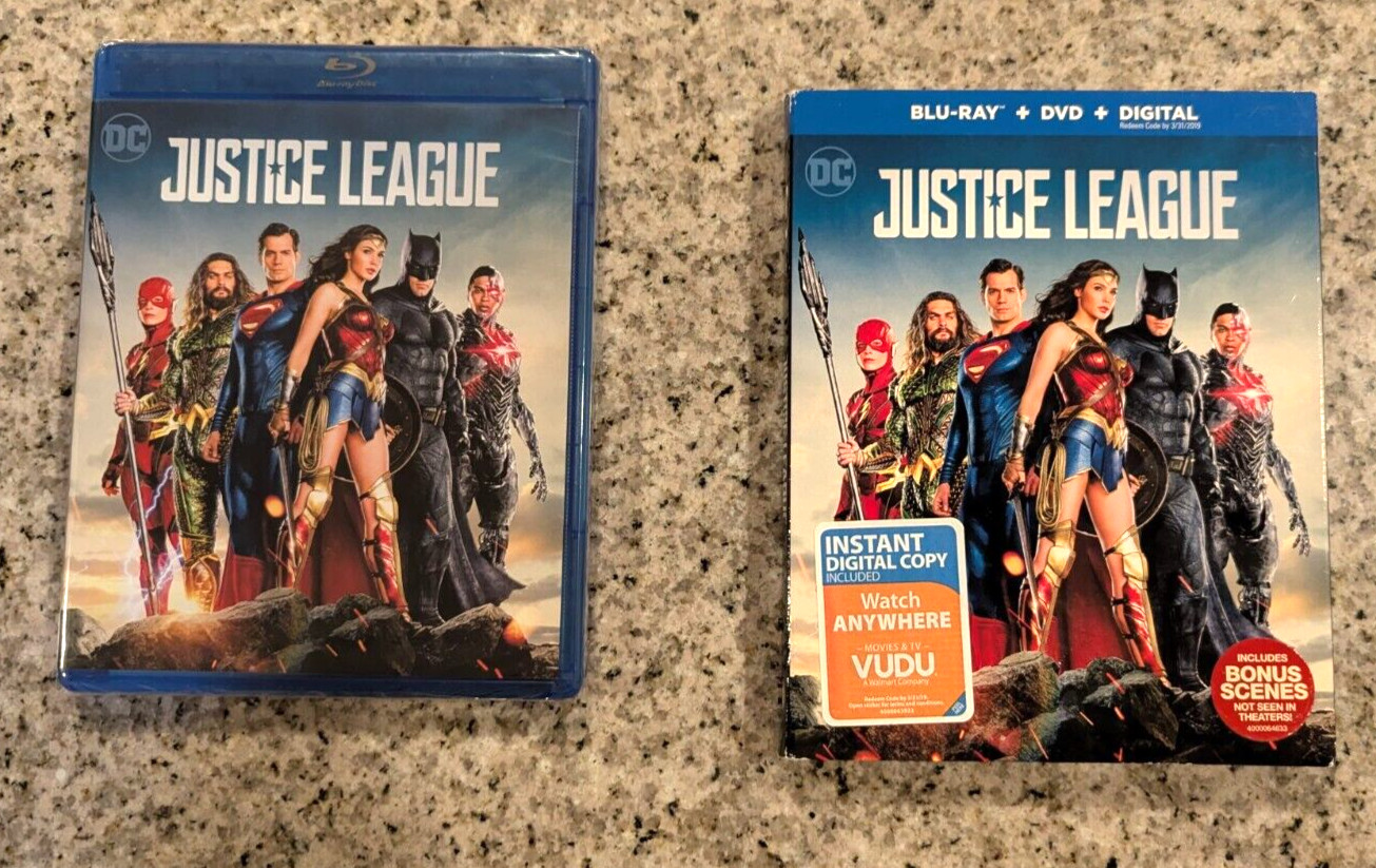 Justice League (Blu-ray) (BD) Standard - New Sealed + Slipcover