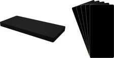  30 CD Long Box Bin Index Divider Cards - 6"x13-1/2" Black Standard 30mil Thick