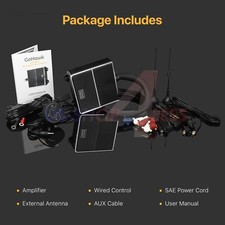 Waterproof Bluetooth ATV UTV RZR Polaris Stereo Audio Amplifier FM Radio System