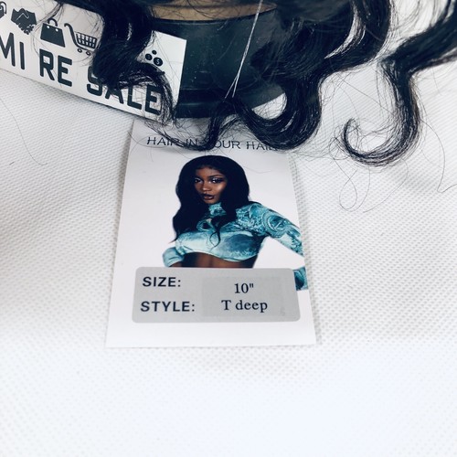 T Part Lace Wig Human Hair Brazilian Virgin Human Hair 13x4x1 Deep Wave Lace Fro - Picture 5 of 11