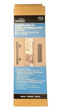 Interior Pull and Flush Handle Set for Barn Doors, Matte Black Wright Products