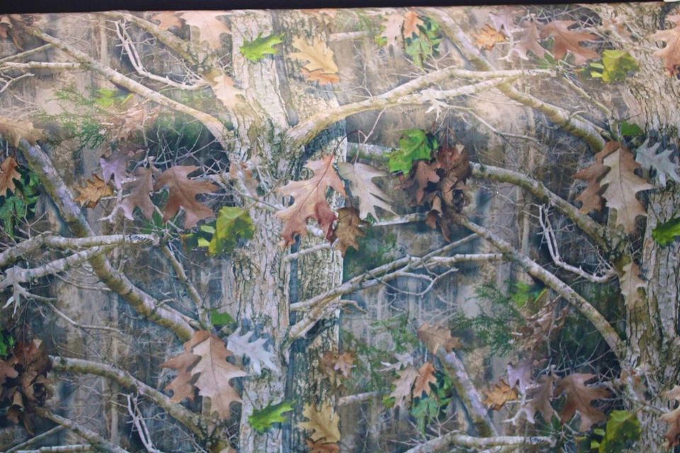 TELA DE CAMUFLAJE KANATI MADERA VERDADERA 30 YARDAS POLI LYCRA 2 VÍAS ELÁSTICO 59" ANCHO Foto 2 de 4