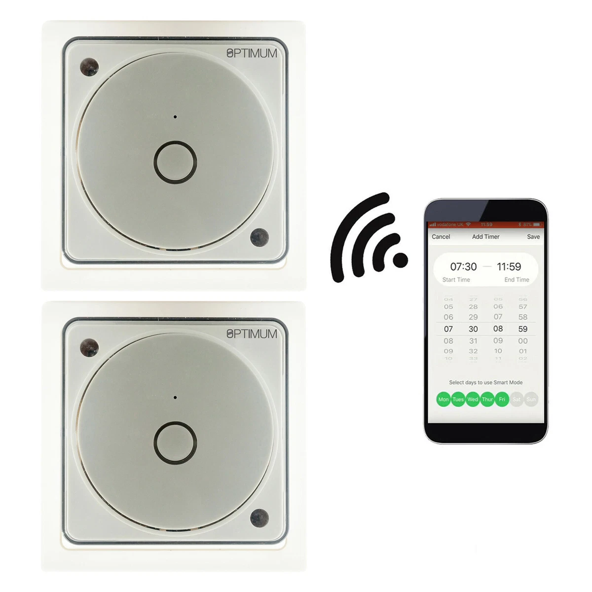 Universal WiFi Socket Box Switch Immersion Heater Control Timer Smart App x  2 | eBay