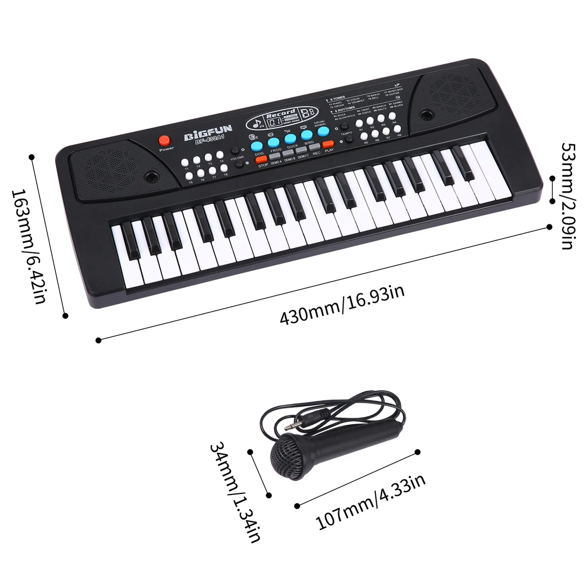 Bigfun 37 keys electronic cheap keyboard