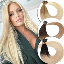 Nano Ring Beads 100 Real Remy Human Hair Extension Micro Beads Tips 1G/S US