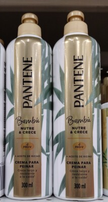 2X PANTENE BAMBU CREMA BAMBOO HAIR CREAM - 2 GRANDES 300ml c/u - ENVIO GRATIS 