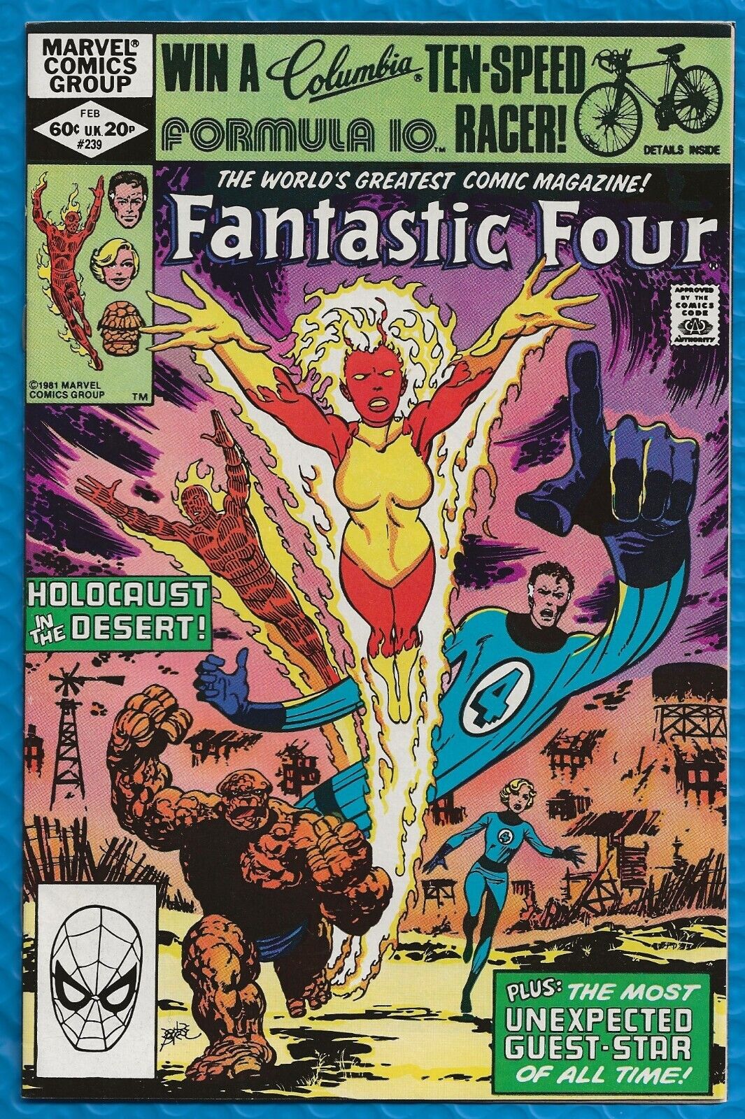FANTASTIC FOUR #239, "Wendy's Friends" by John Byrne. 1982 Bronze Age Marvel.
