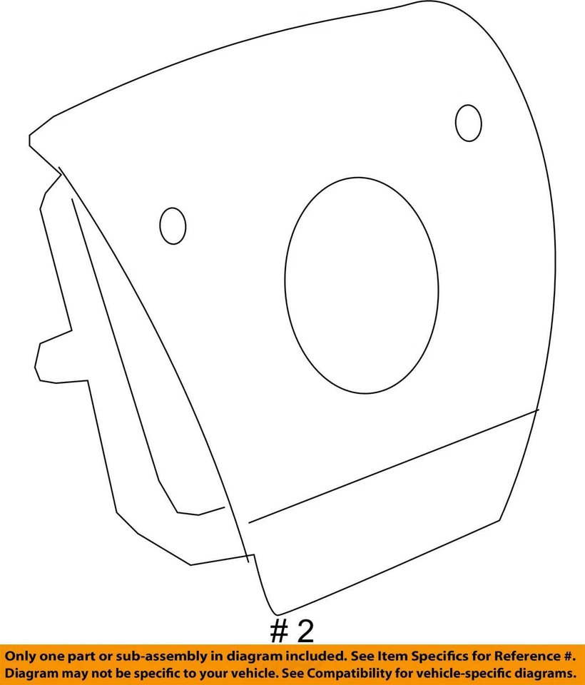 2013-2017 Chevrolet Traverse Driver Left Air Bag Driver Wheel Foto 4 de 4