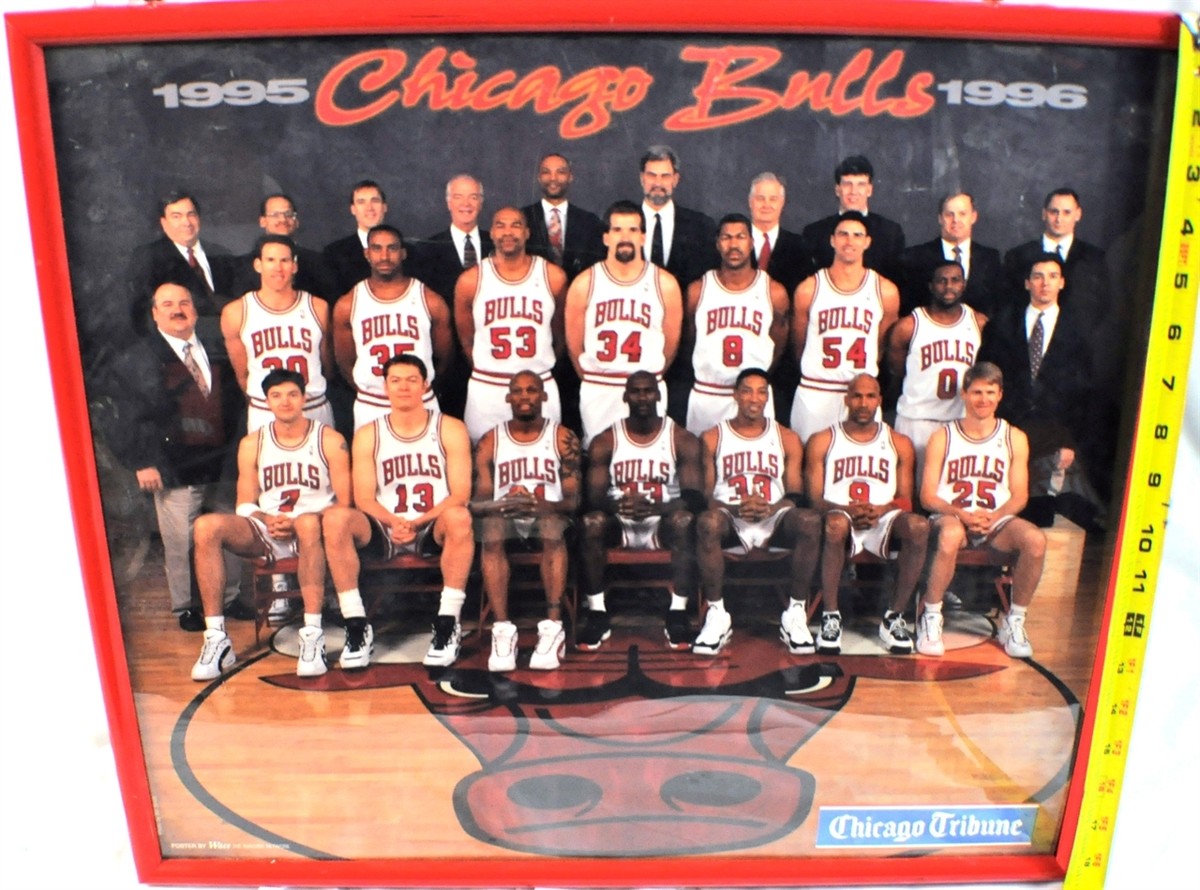 Vintage Chicago Tribune Chicago Bulls Photo 1995-1996 | eBay